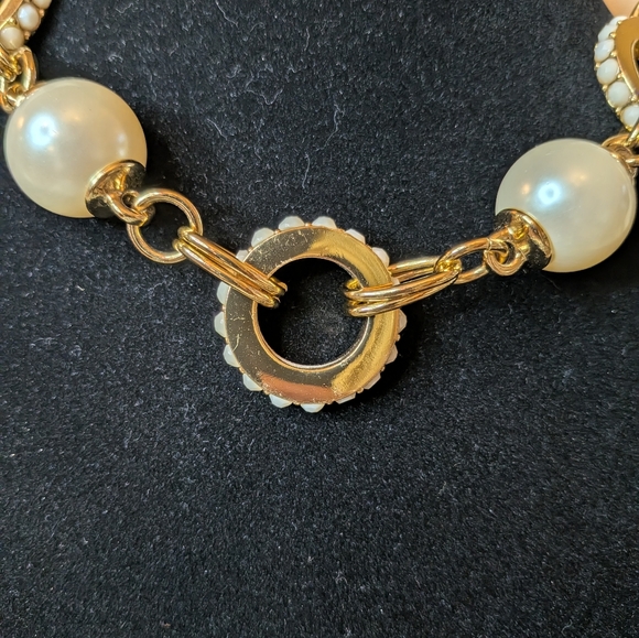 Kate Spade Gold and Pearl Statement Necklace - Picture 9 of 10